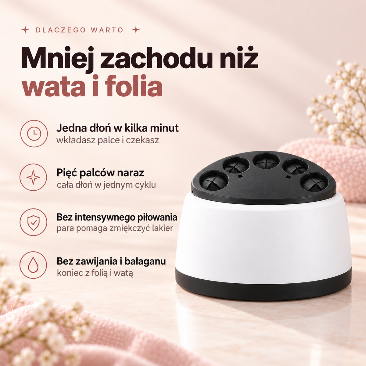 Parowe urządzenie do usuwania hybrydy